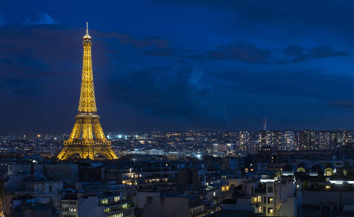 Eiffel à l'heure bleue