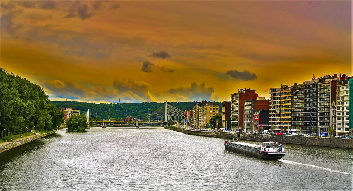 La meuse à Liège.