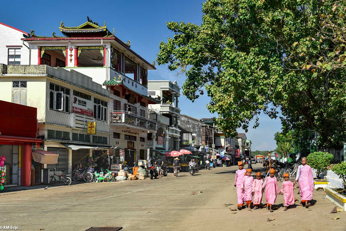 Birmanie, une ville prospère