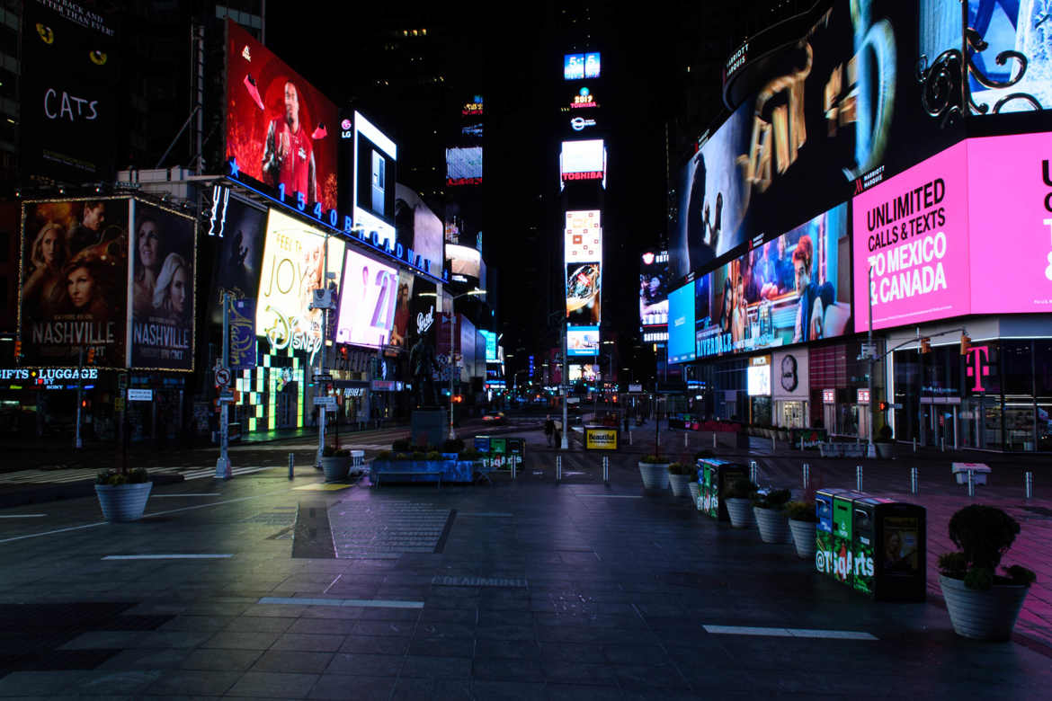 Time square by night