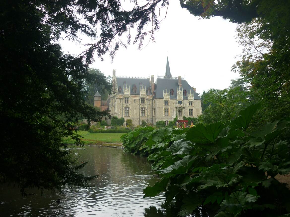 Clères sous la pluie