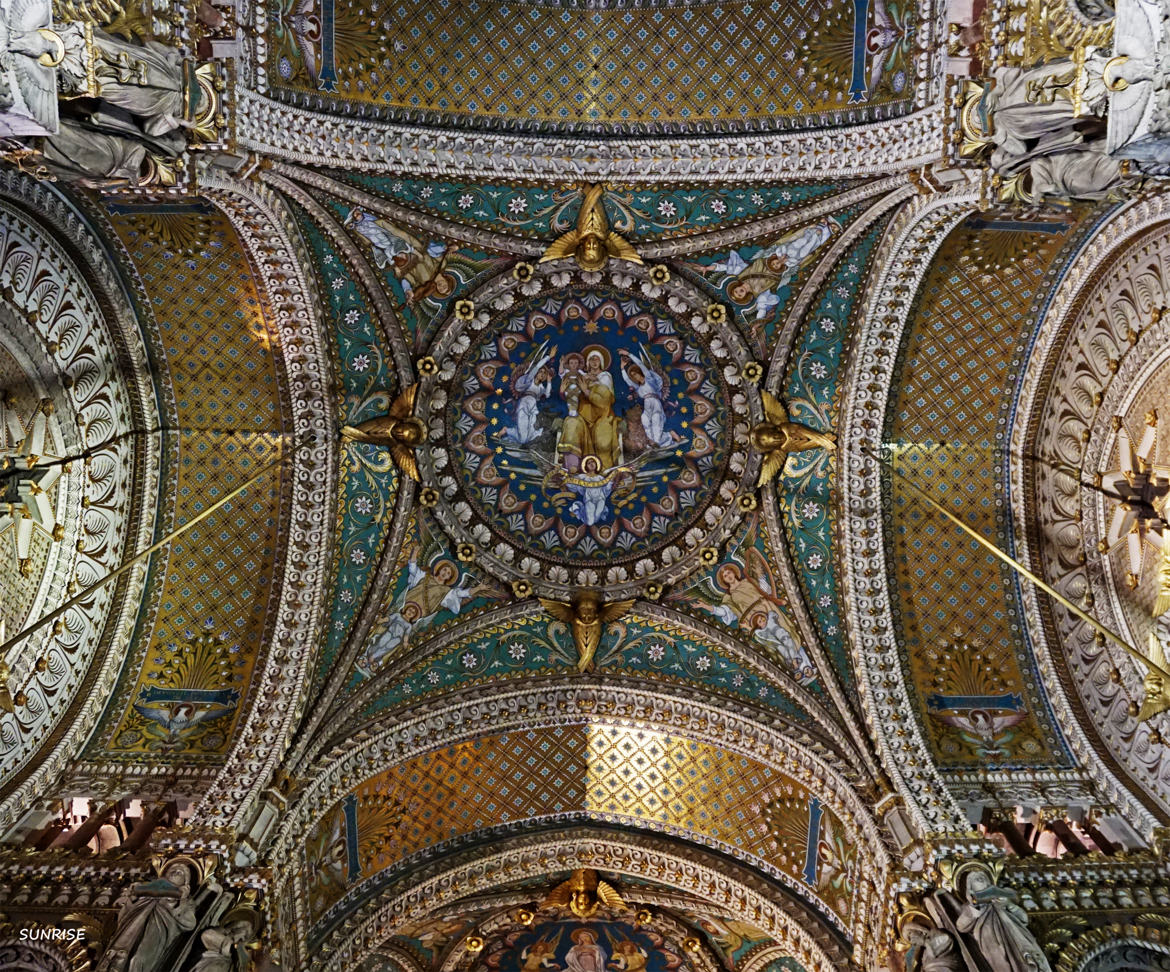 Plafond basilique de Fourvière
