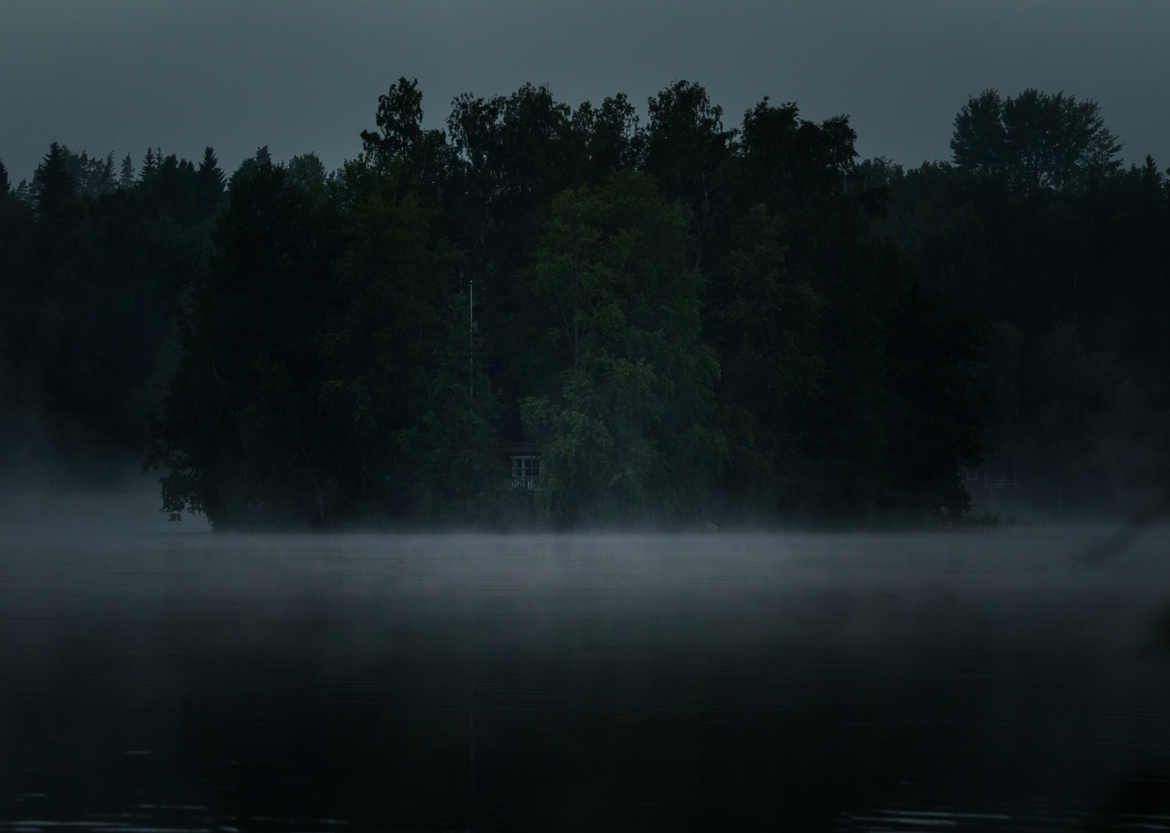 Brume sur le lac