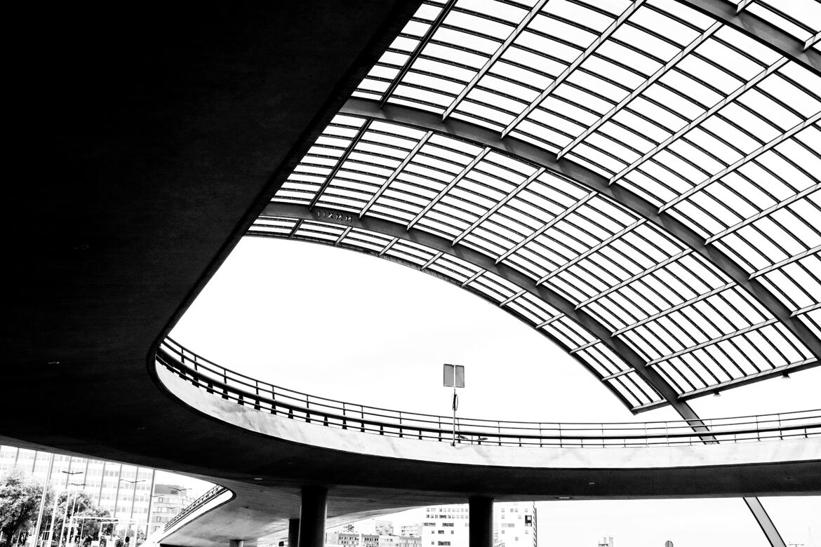 Dans la gare d'Amsterdam