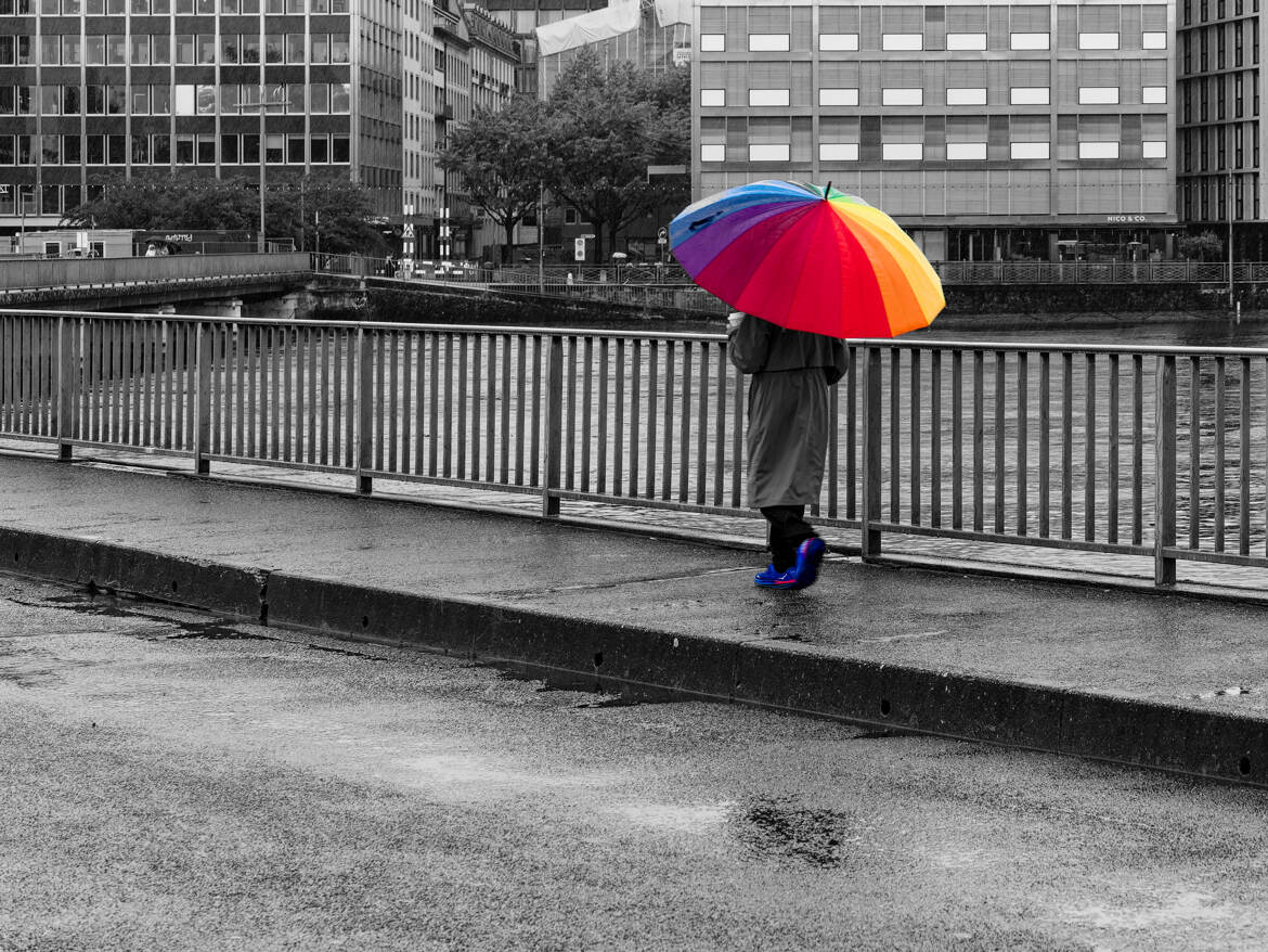 Couleurs sous la pluie