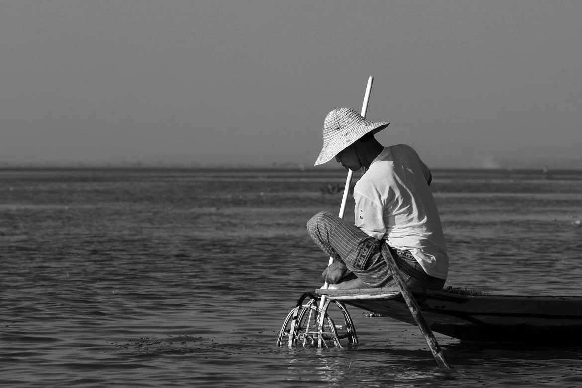 Pêcheur sur le lac Inle