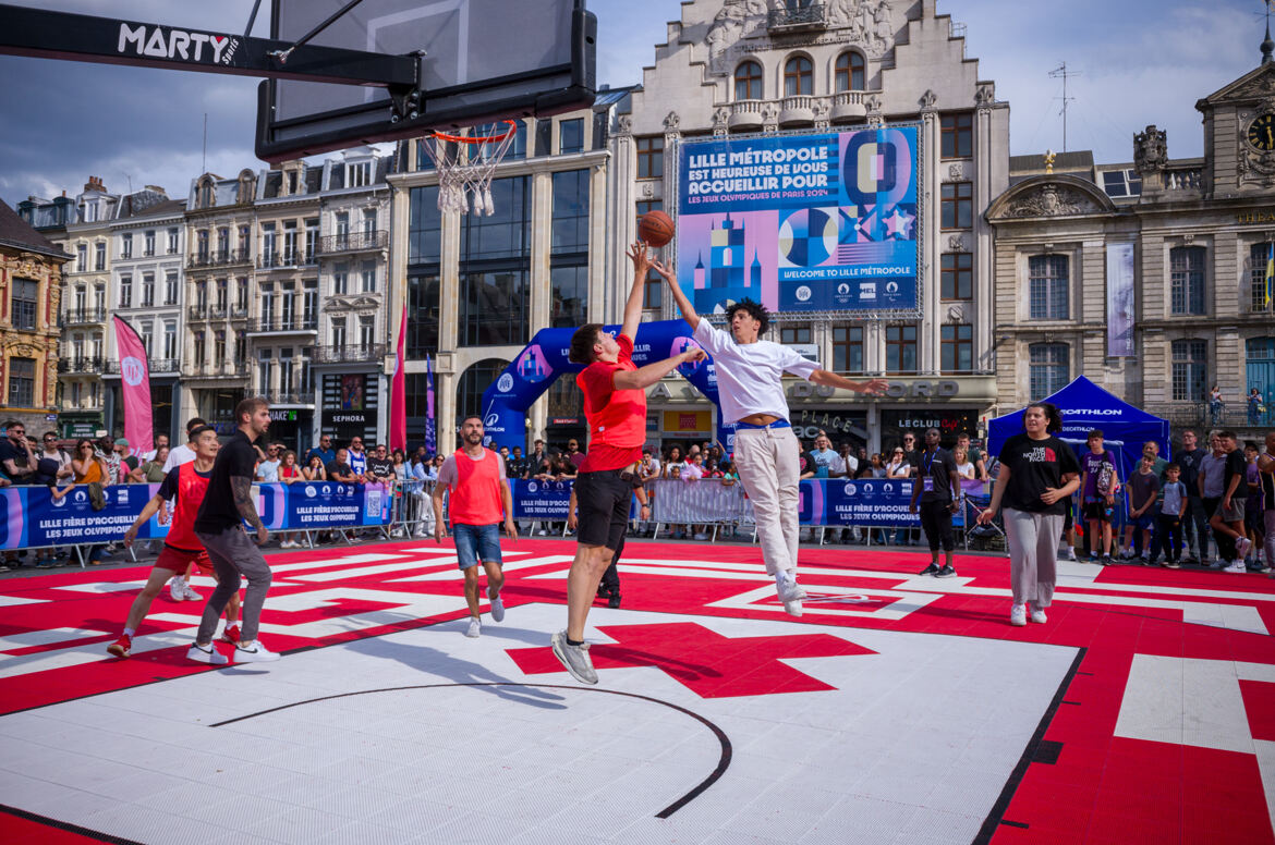 Basket sur la Grand Place