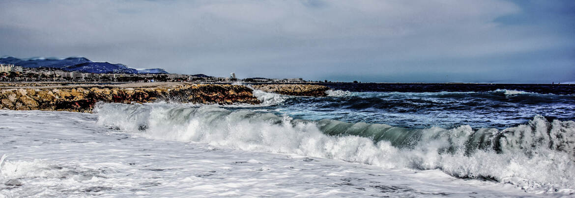 De beaux rouleaux méditerranéen