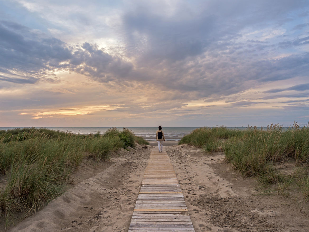 Derrière les dunes !