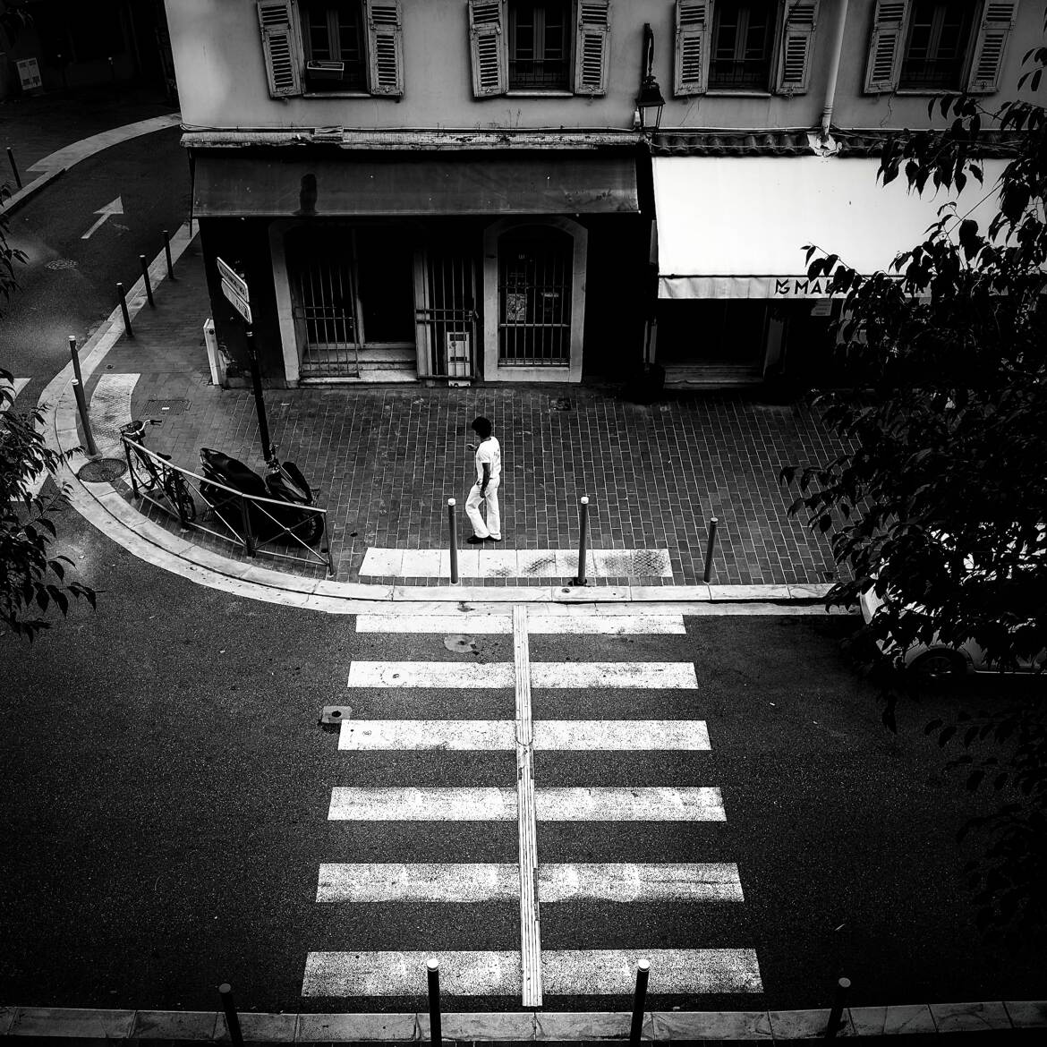 Imiter les bandes blanches
