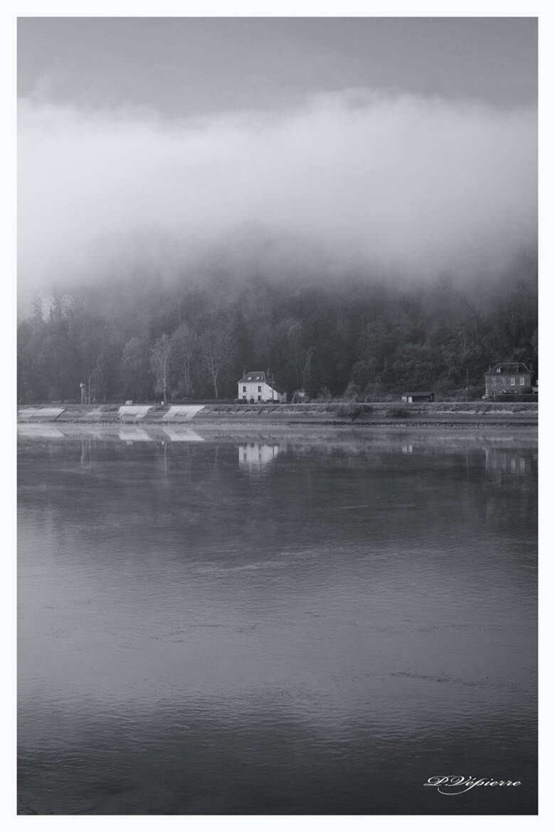 brume bord de seine