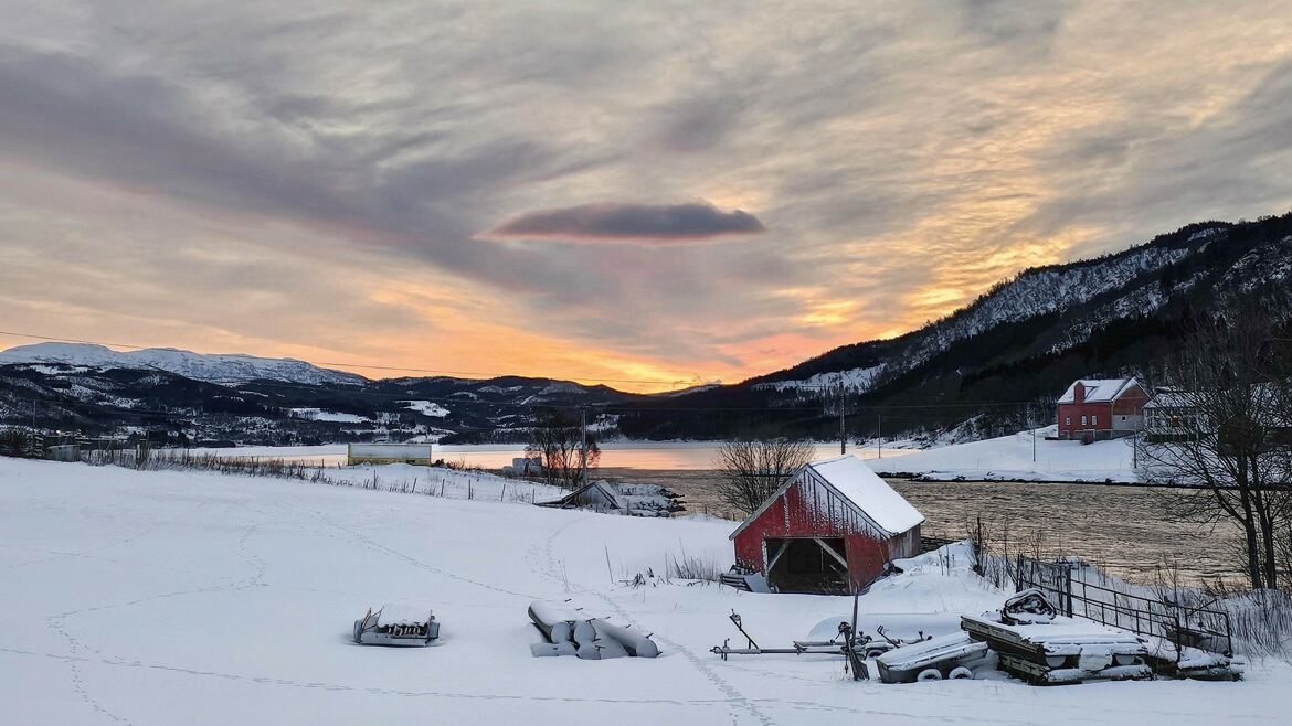 Fin de journée sur la ferme