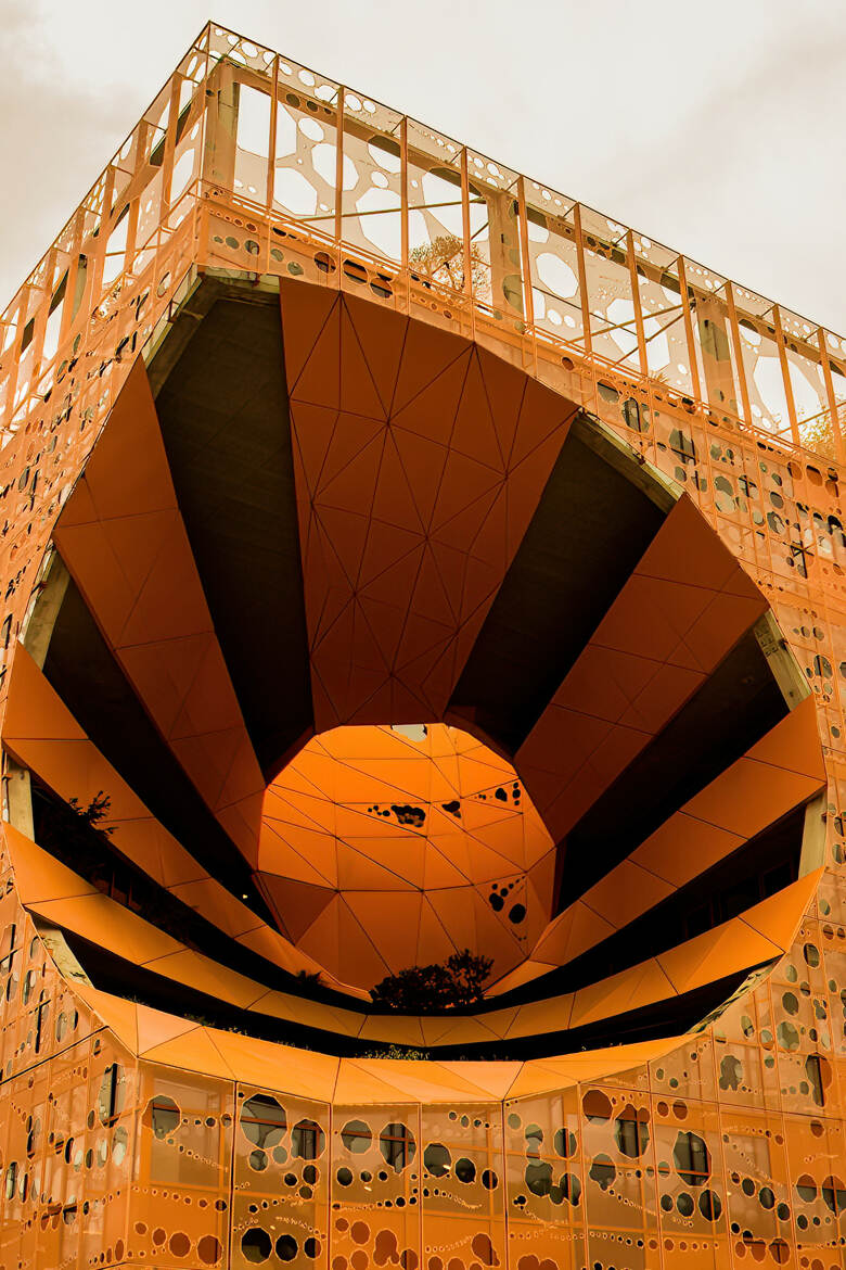 Le cube orange de Lyon confluence