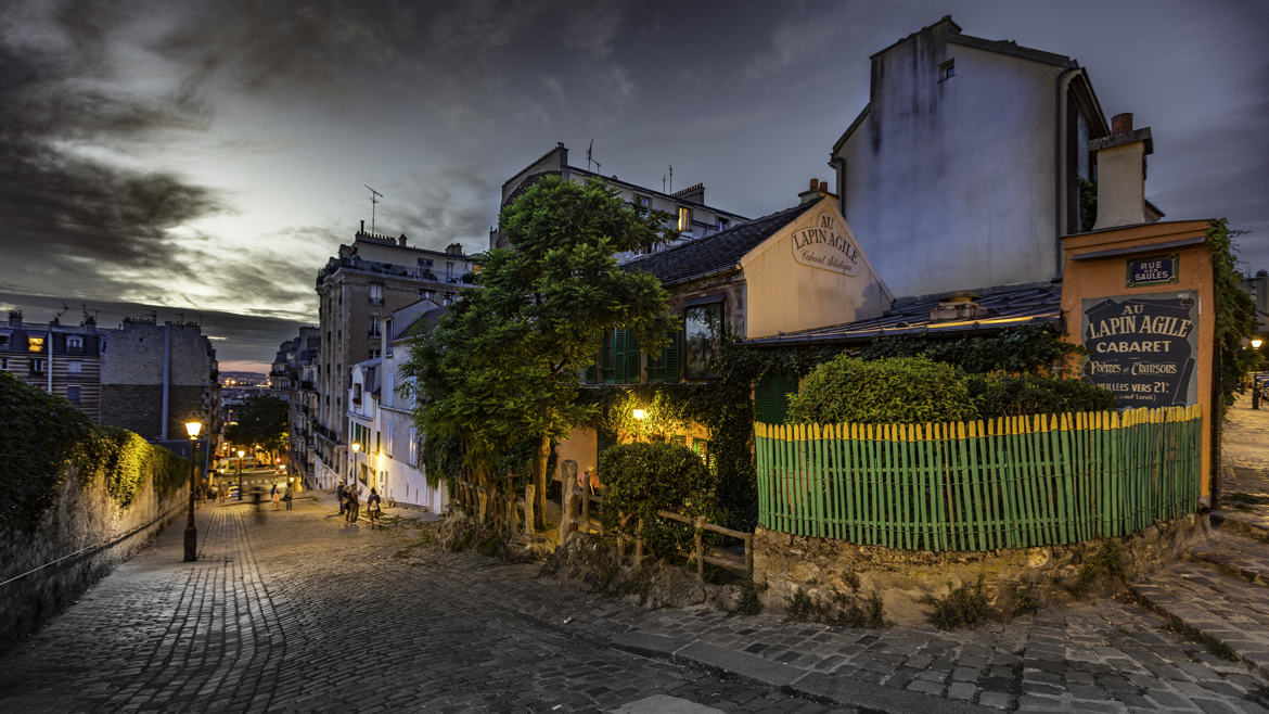 Fin de journée sur Montmartre