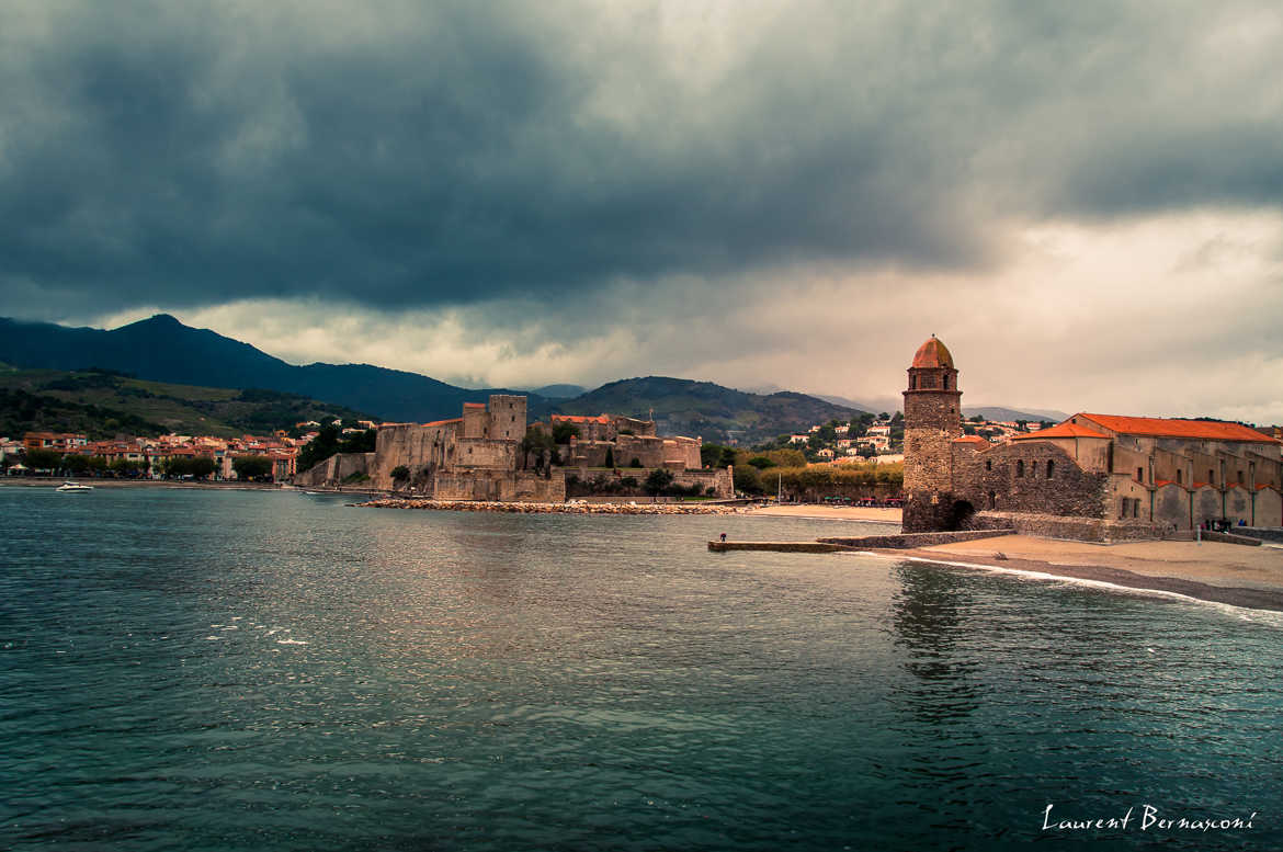 Nuages sur Collioure