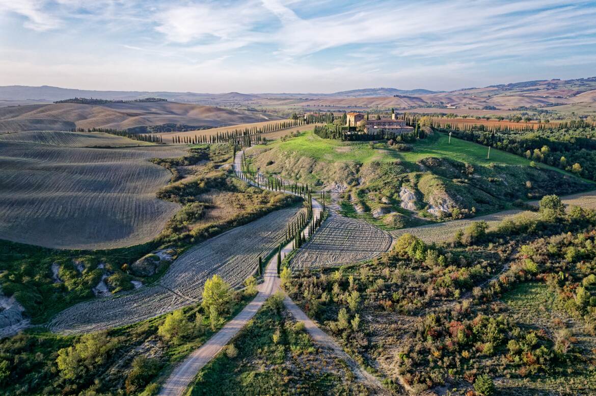 Paysage de Toscane.