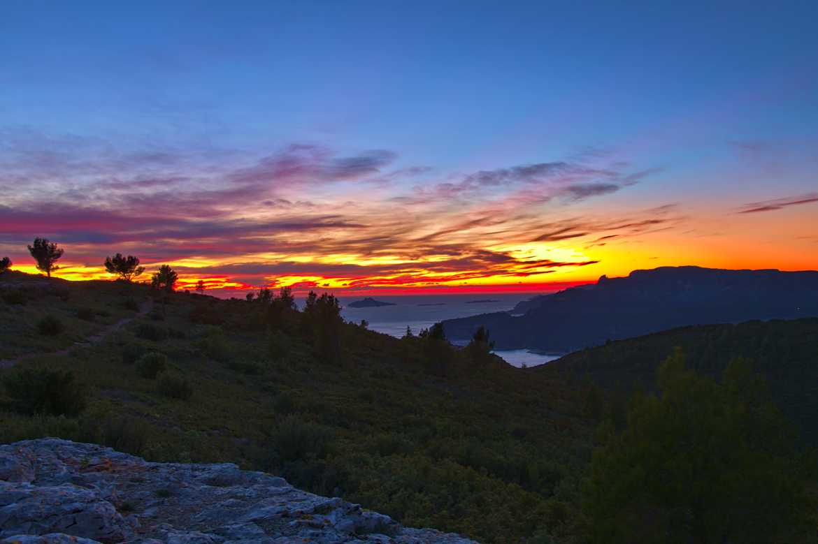 un soir les calanques