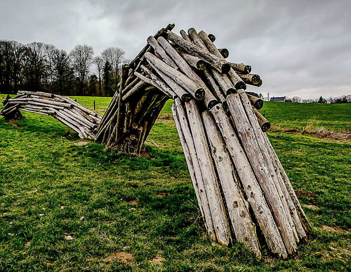 Le Mikado géant artisanale