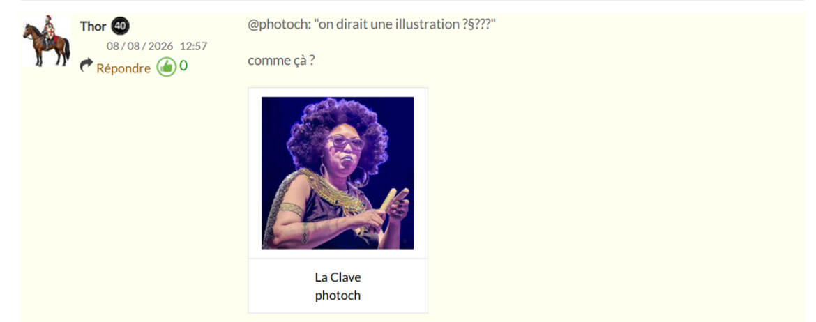 Ancienne tactique bien connue ici sur fotogaga