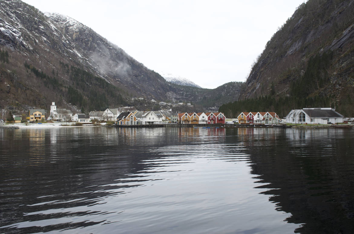 Village au coeur des Fjords