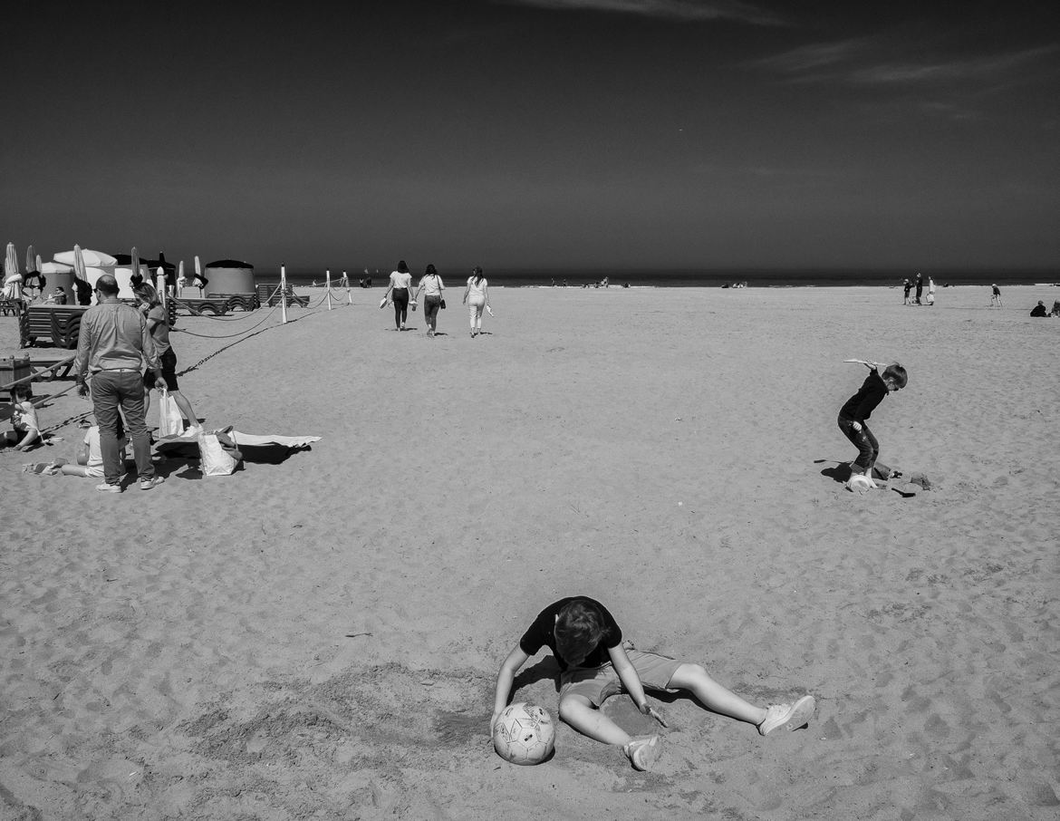 sur le sable