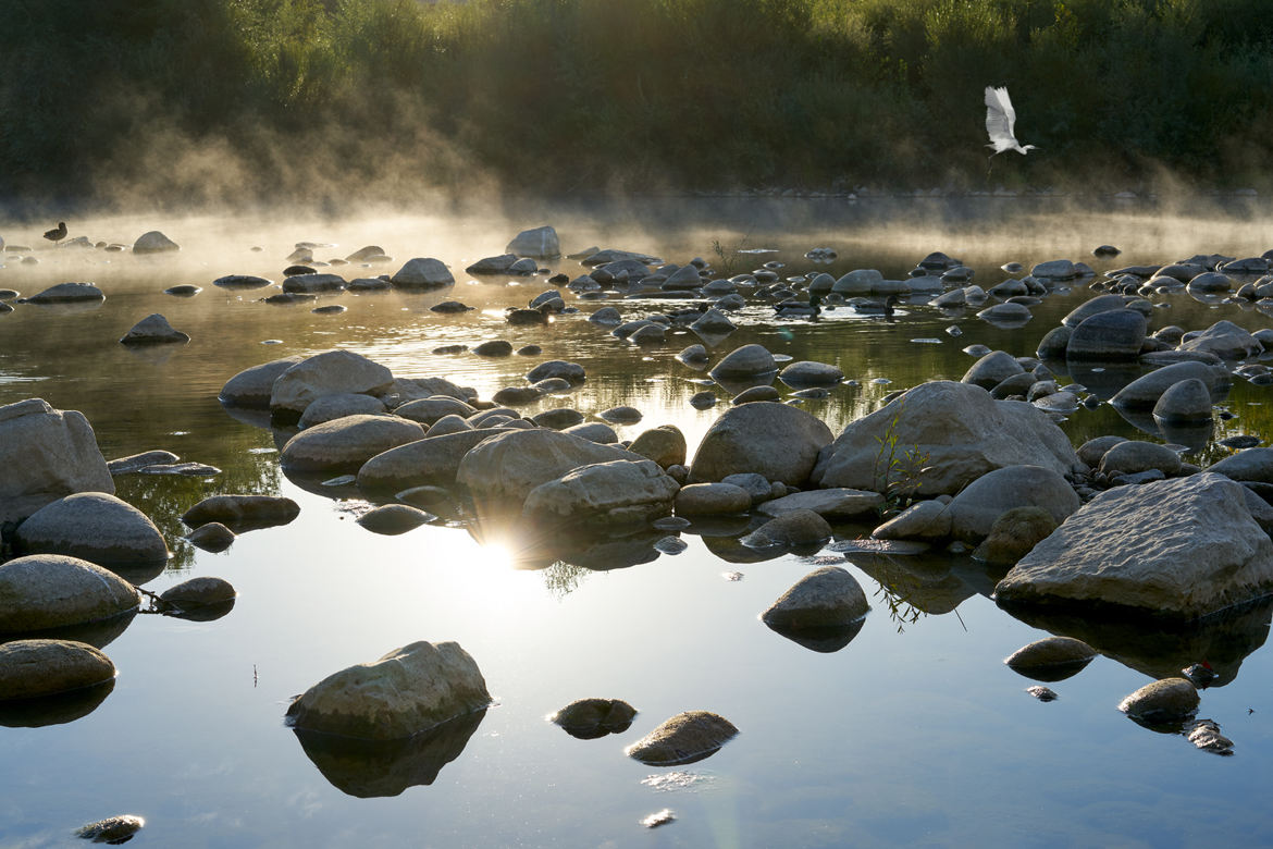 Un matin à Lanas