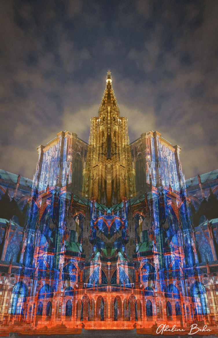 Les illuminations de la cathédrale de Strasbourg