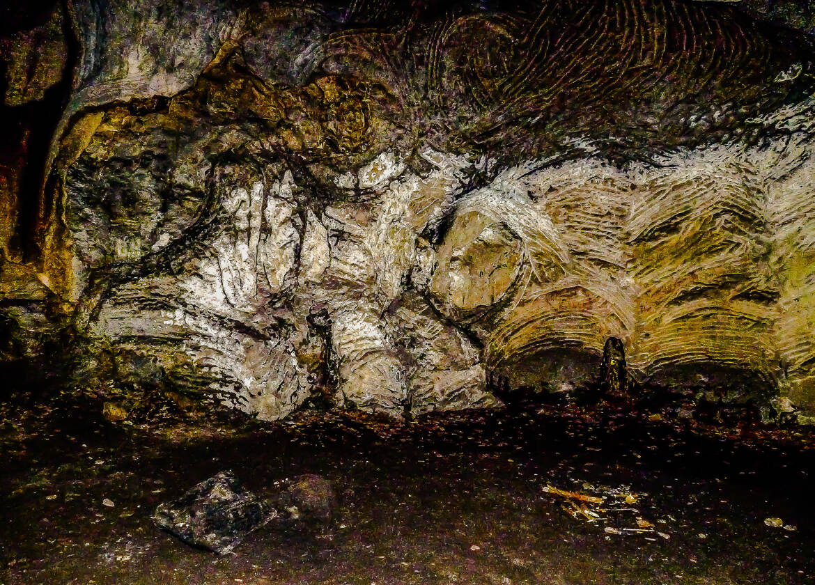 Exploration souterraine découverte de ces belles roches