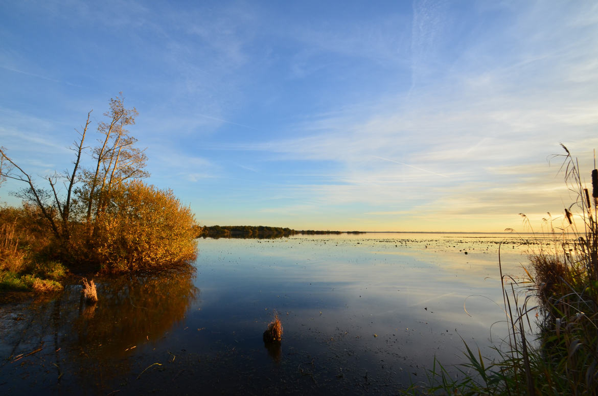 Fin de journée sur le lac