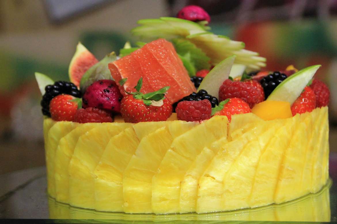 Gateau aux fruits frais