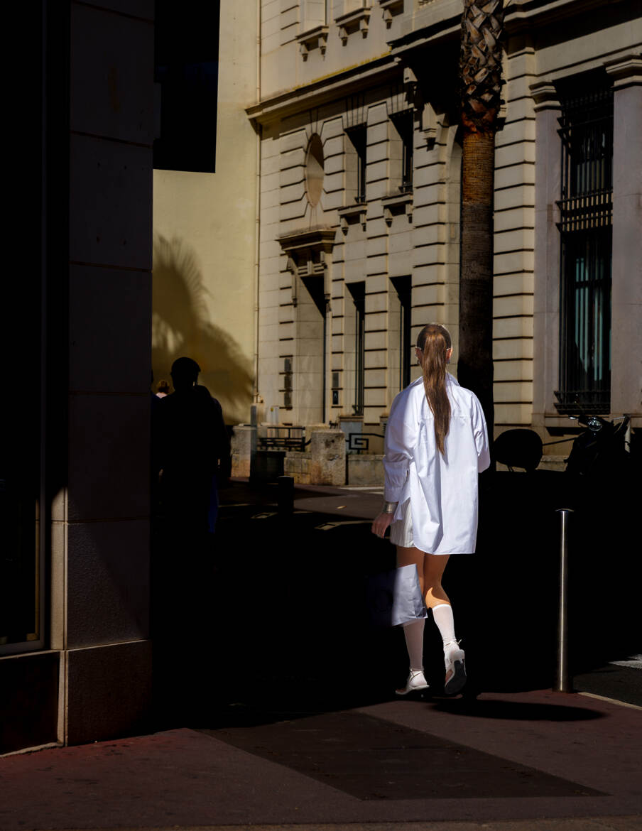 Chaussettes et queue de cheval