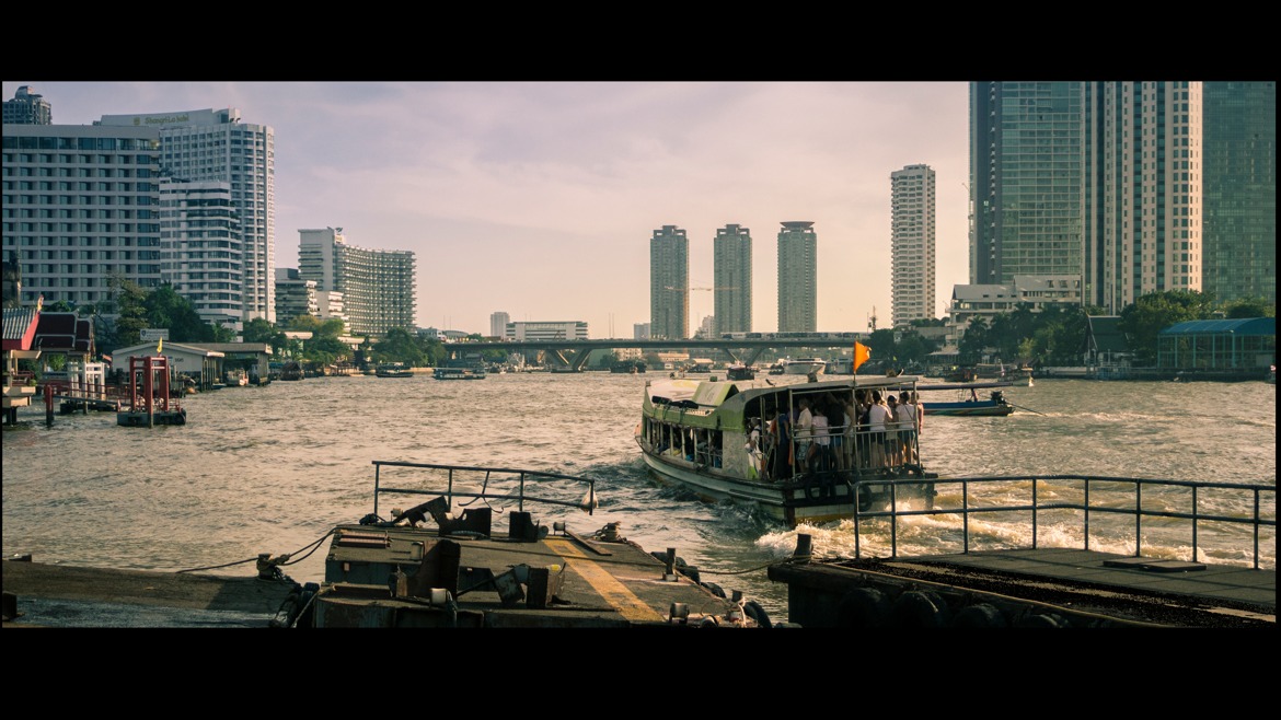 Bangkok transport commun sur la Chao Phraya