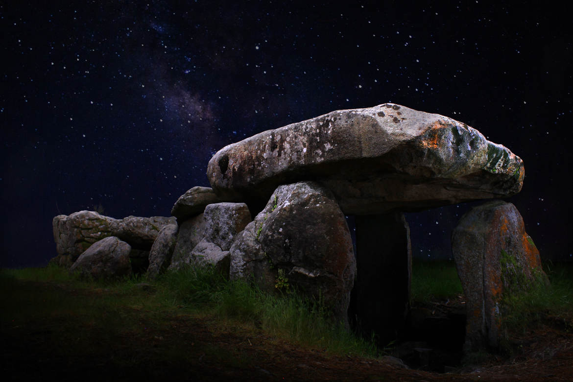 Lumière dans la nuit.
