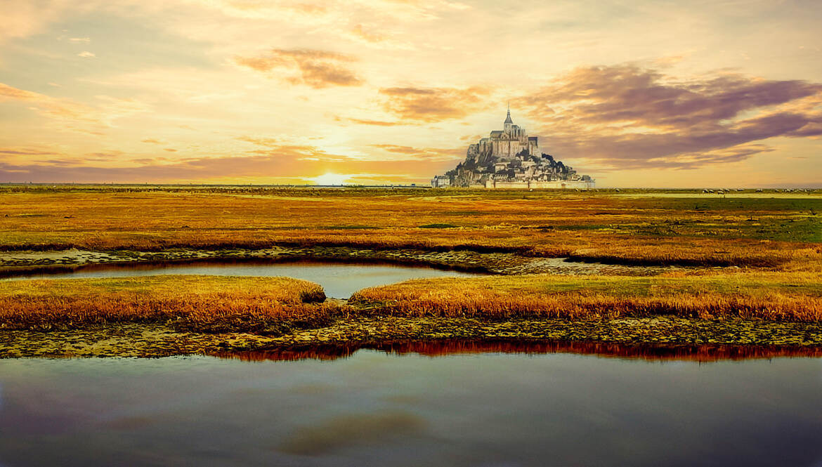 Autre vision du mont St Michel