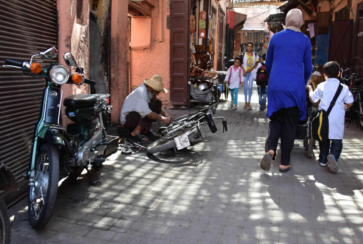 La médina à Marrakech