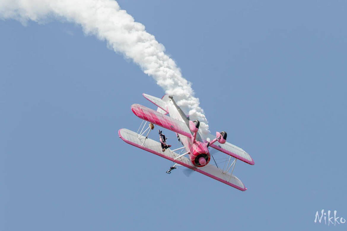 Wing walker... au plafond