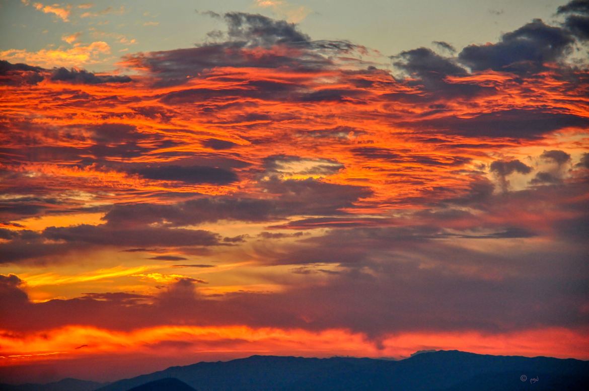 Ciel en feu