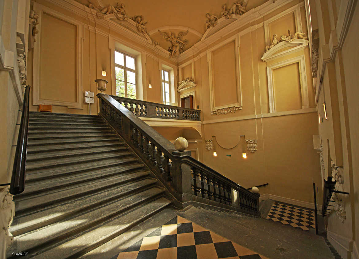 Escalier d'honneur du palais Saint Pierre