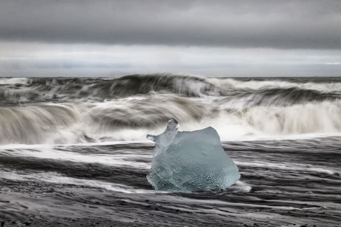 Tempête sur Diamond Beach