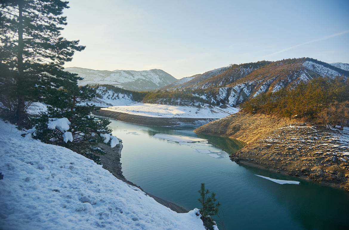 Coup de froid sur le lac.