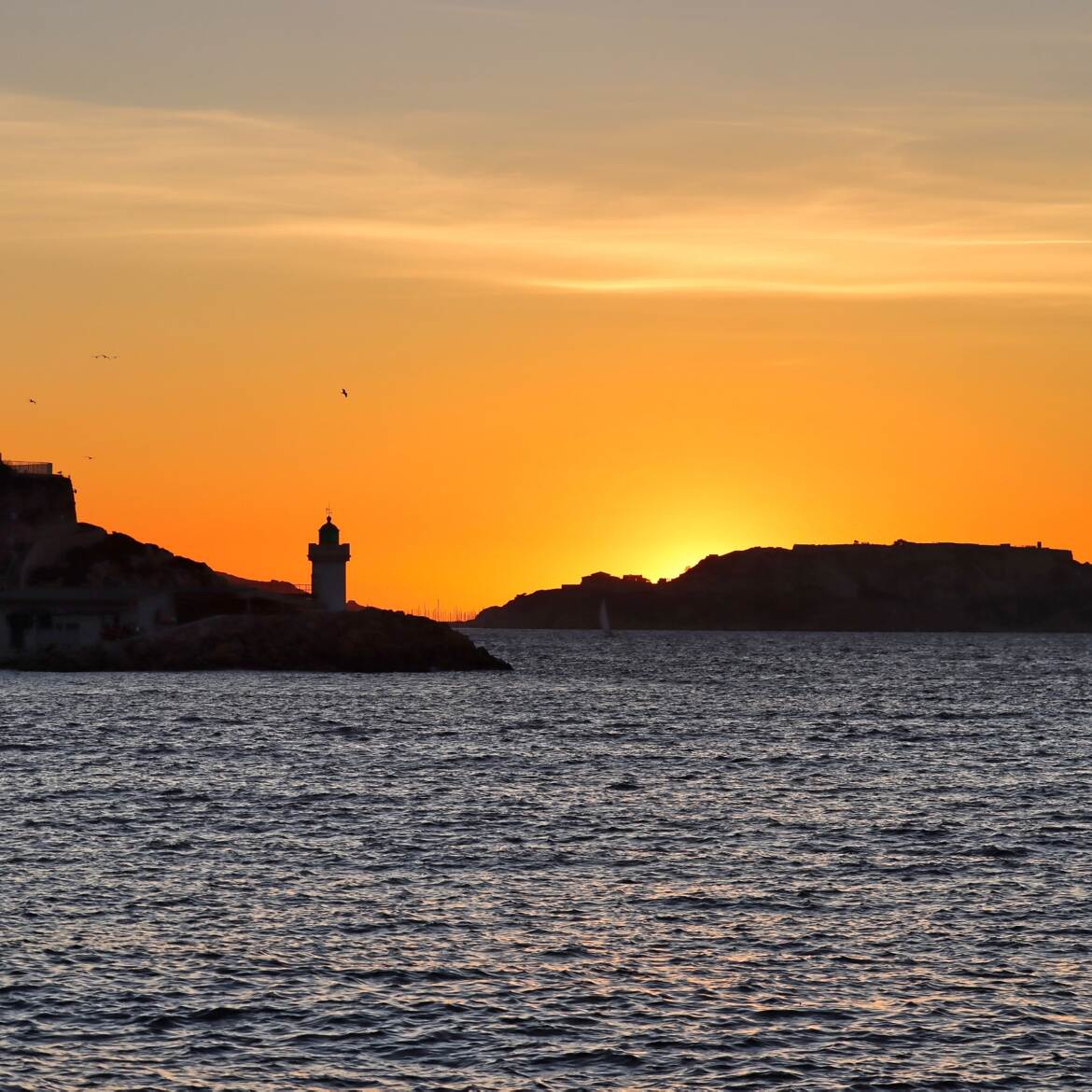 Coucher de soleil à Marseille