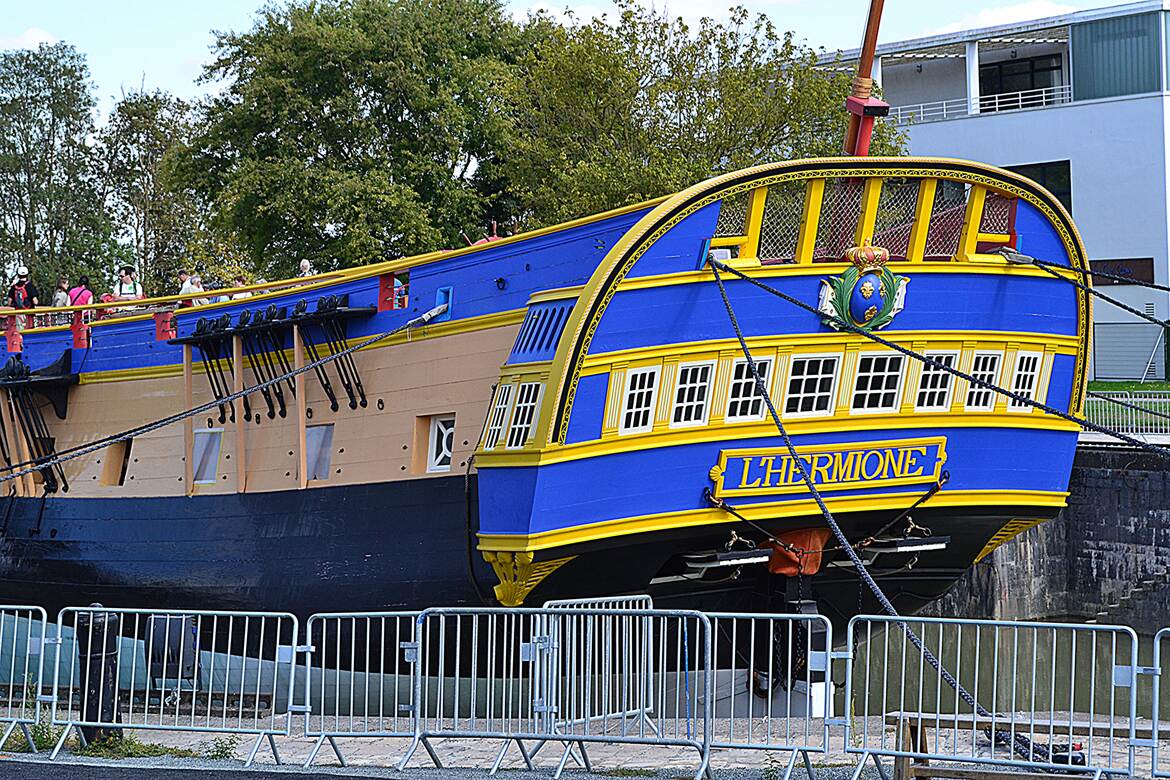 L'Hermione en construction