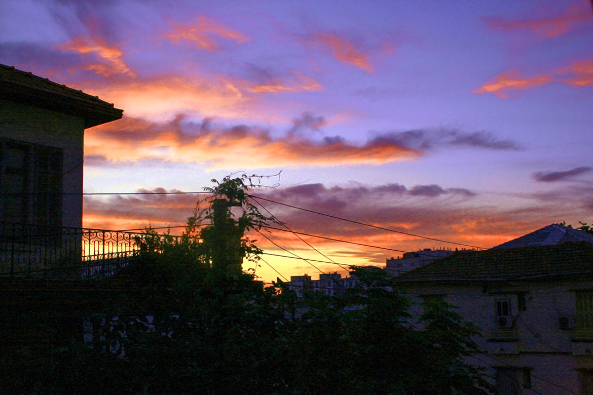 Un levé vue de chez moi