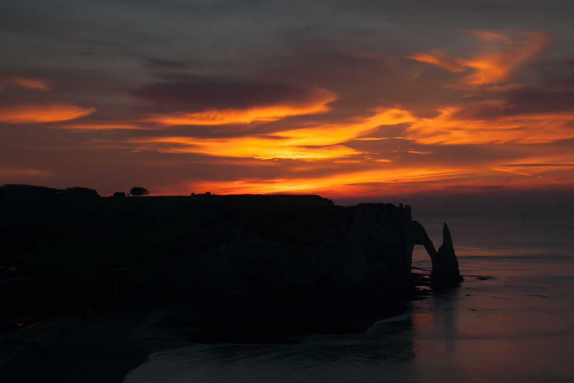 Etretat en hiver