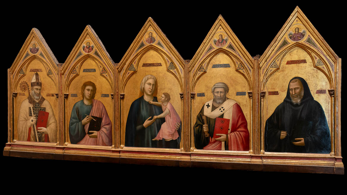 La Vierge et l'enfant Jésus...