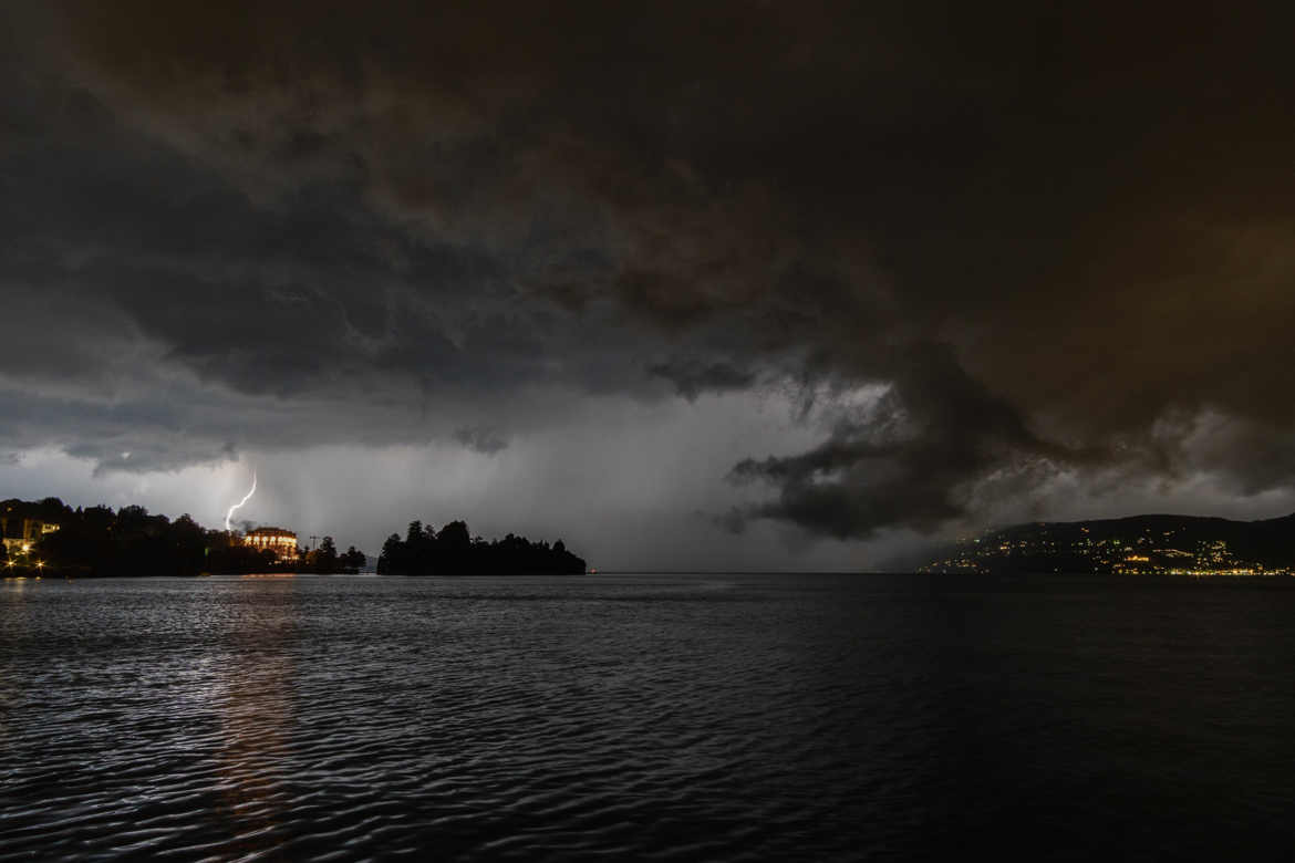 Orage sur le Lac Majeur