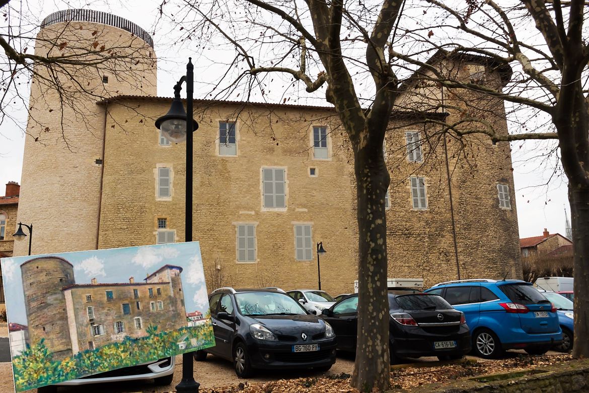 Sur les pas d'Utrillo ,le château des tours