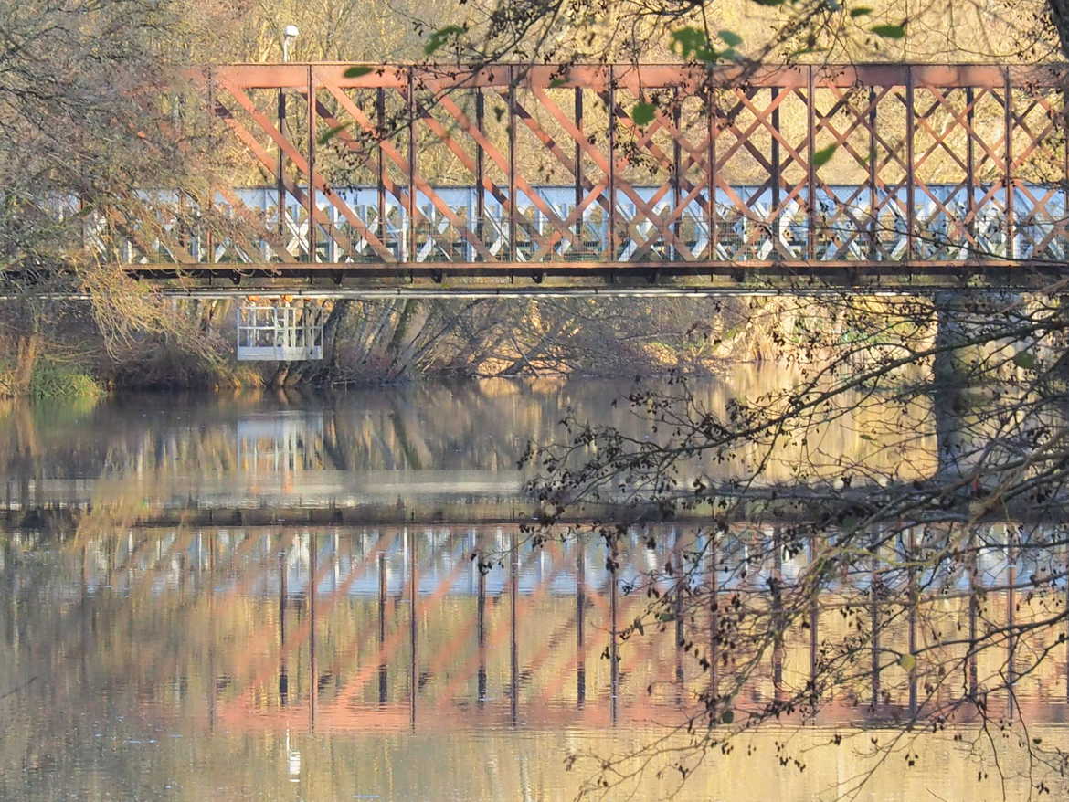 L'Indre et ses reflets d'automne