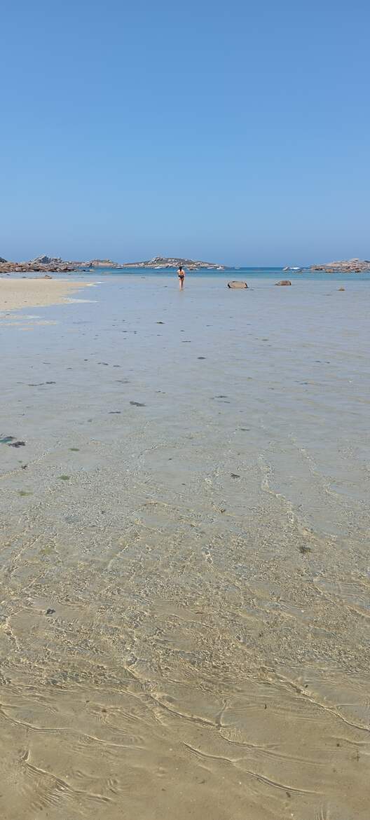 Les pieds dans l'eau