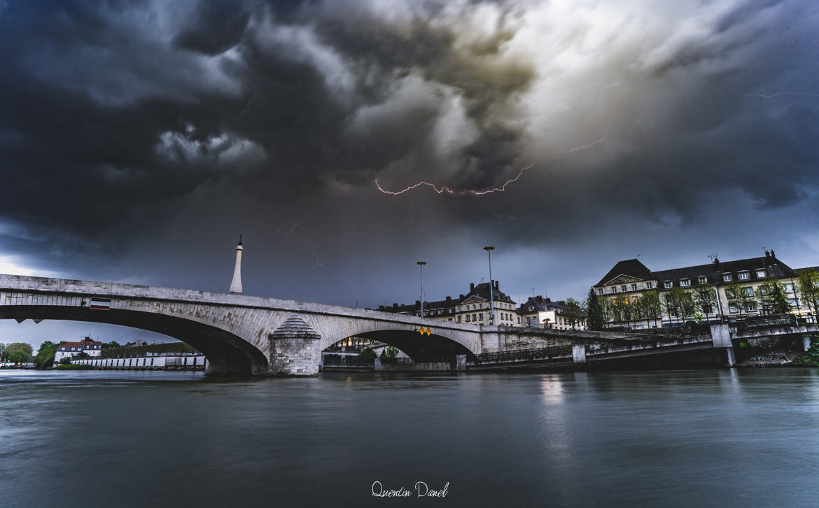 Orage sur Compiègne